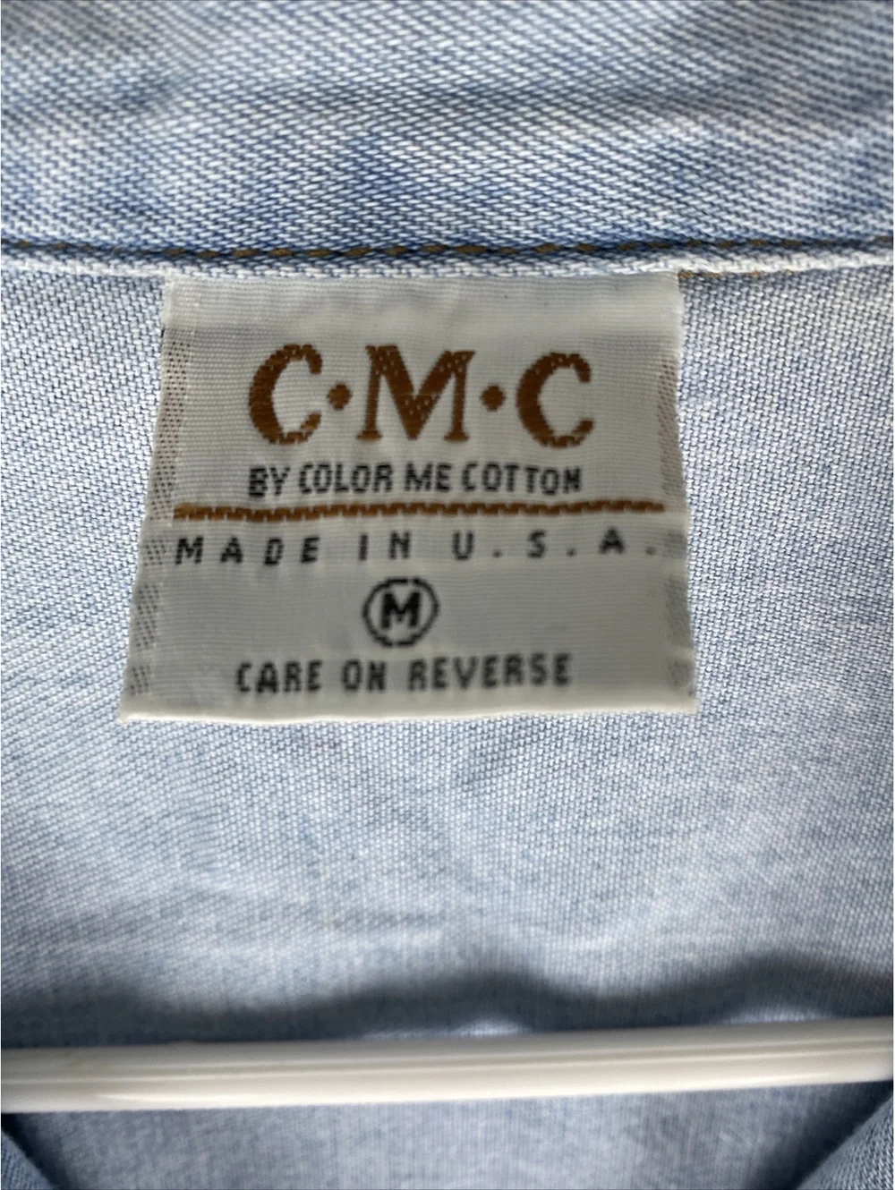 CMC by colour me cotton, cardigan,Med size pop over, embroidered pockets vintage